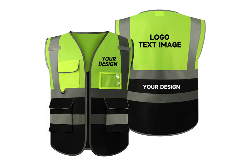 Safety Jackets with Logo Printing | High-Visibility Reflective Vests - Image 3