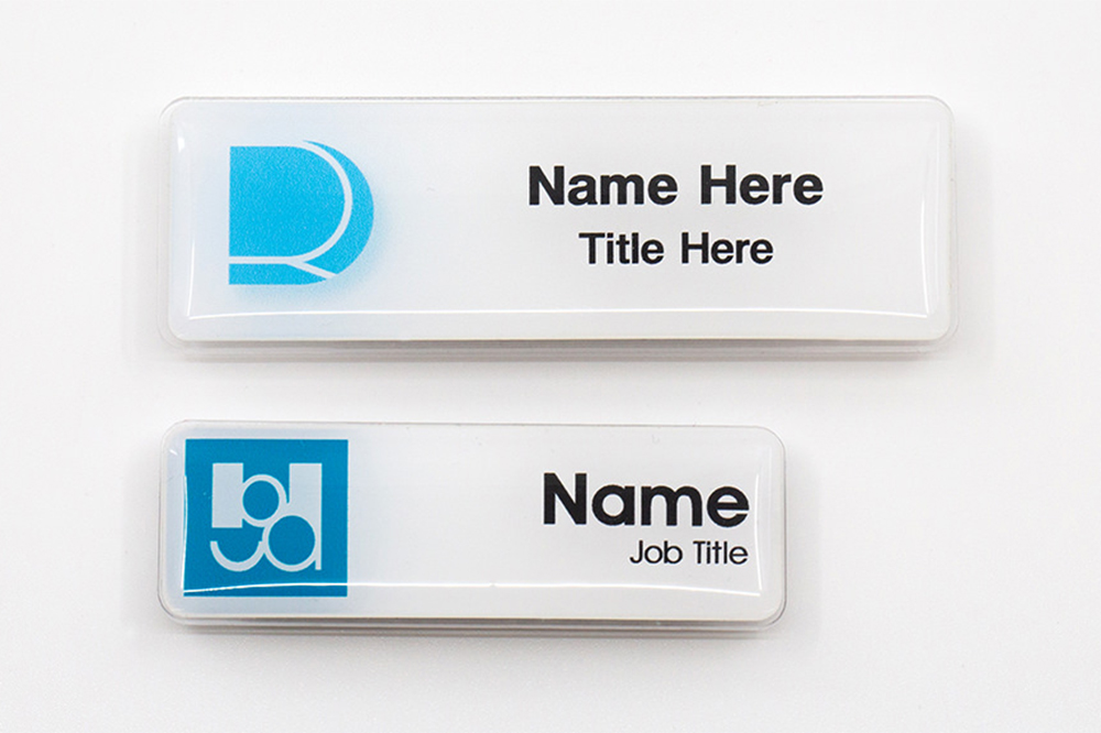 Acrylic Magnetic Name Tags | Custom Badges with DTF Printing - Image 2
